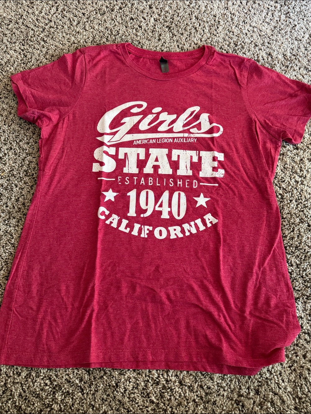 Girls State California Red T-Shirt